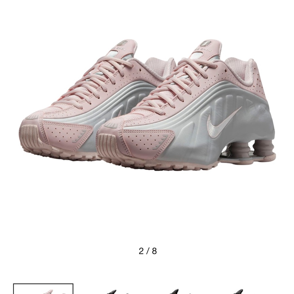 New in Box : Nike Shox R4 Barely Rose / Metallic
Platinum Sz: US 8 women’s - Picture 3 of 9